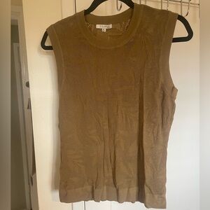 NWT-Zsupply  tibi mesh tank olive green size M